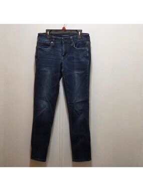 Aeropostale Super Skinny Blue Jeans Womens 28/30‎ Low Rise Dark Wash Denim